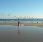 Respirar ar limpo da praia é bom para nossa saúde